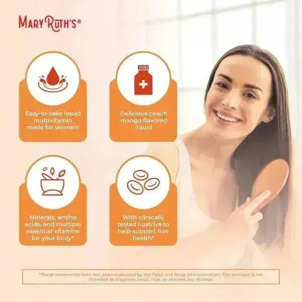 Multivitaminico - Melocotón Mango - Mary Ruths x 887ml - XpressColShop